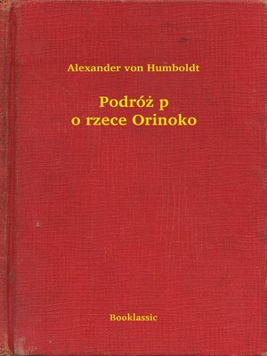 cover image of Podróż po rzece Orinoko